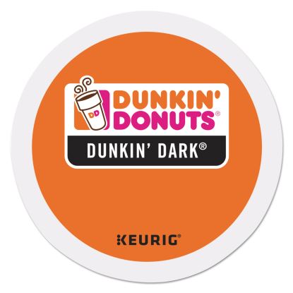 K-Cup Pods, Dunkin' Dark Roast, 24/Box1