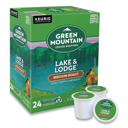 Lake and Lodge Coffee K-Cups, Medium Roast, 24/Box1