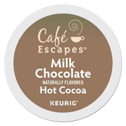 Cafe Escapes Milk Chocolate Hot Cocoa K-Cups, 24/Box1