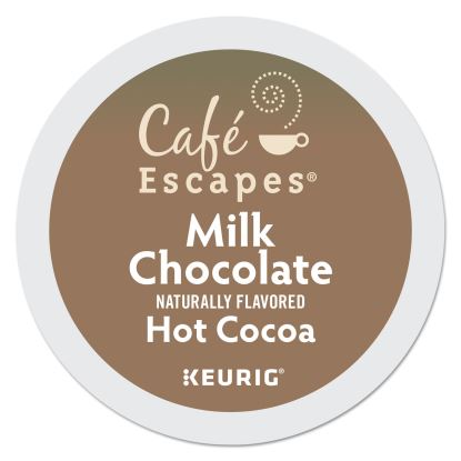 Cafe Escapes Milk Chocolate Hot Cocoa K-Cups, 96/Carton1