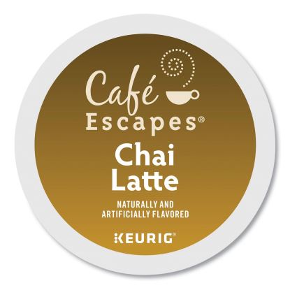 Cafe Escapes Chai Latte K-Cups, 24/Box1