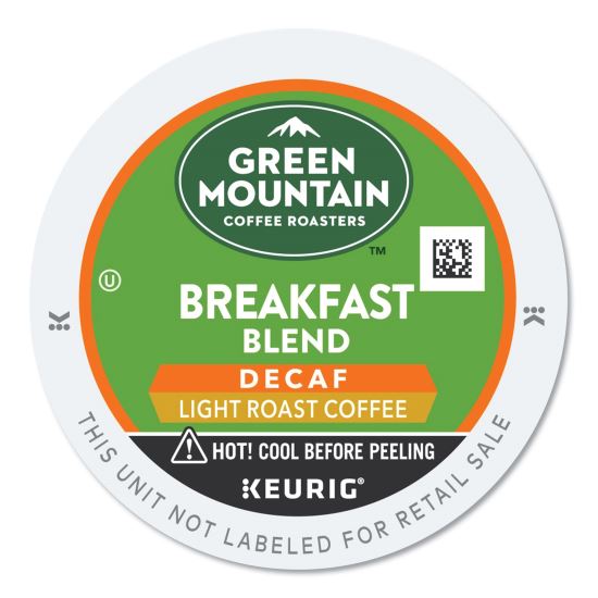 Breakfast Blend Decaf Coffee K-Cups, 24/Box1