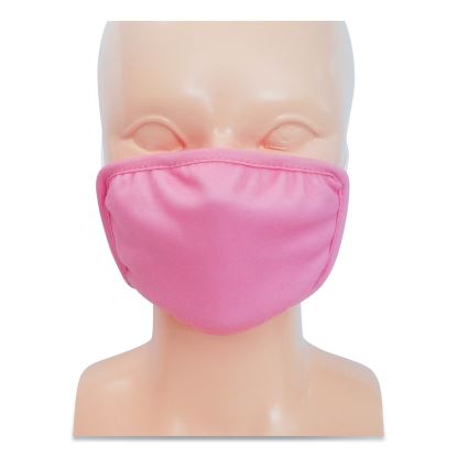 Kids Fabric Face Mask, Pink, 500/Carton1