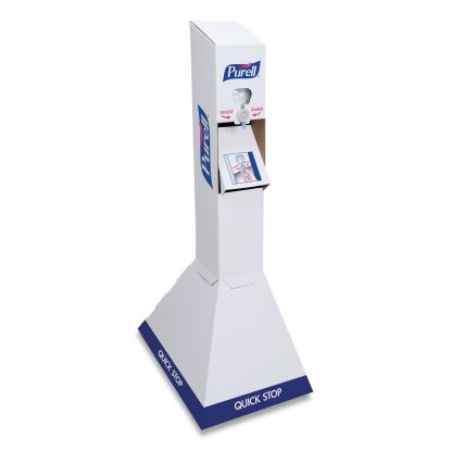 Quick Floor Stand Kit with Two 1,000 mL PURELL NXT Advanced Hand Sanitizer Refills, 18 x 29 x 52, White/Blue1