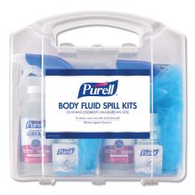 Body Fluid Spill Kit, 4.5" x 11.88" x 11.5", One Clamshell Case with 2 Single Use Refills/Carton1
