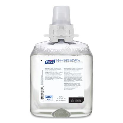 Professional HEALTHY SOAP Mild Foam, Fragrance-Free, 1,250 mL, For CS4 Dispensers, 4/Carton1