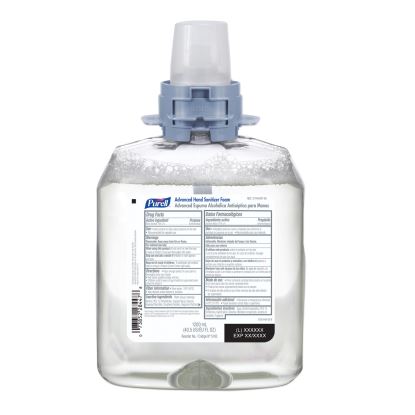 FMX-12 Refill Advanced Foam Hand Sanitizer, 1,200 mL, Unscented, 4/Carton1