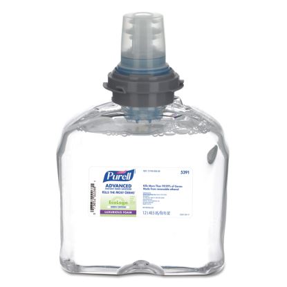 Green Certified TFX Refill Advanced Foam Hand Sanitizer, 1,200 mL, Fragrance-Free, 2/Carton1