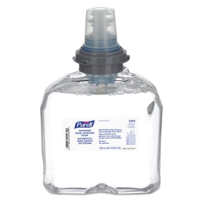 Advanced TFX Refill Instant Foam Hand Sanitizer, 1,200 mL, Unscented, 2/Caton1