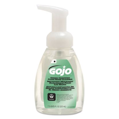 Green Certified Foam Soap, Fragrance-Free, 7.5 oz Pump Bottle1