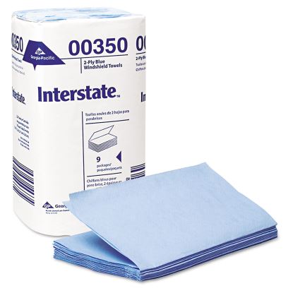 Two-Ply Singlefold Auto Care Paper Wipers, 9.5 x 10.5, Blue, 250/Pack, 9 Packs/Carton1
