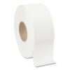 Jumbo Jr. Bathroom Tissue Roll, Septic Safe, 2-Ply, White, 1000 ft, 8 Rolls/Carton1