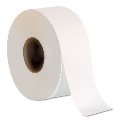 Jumbo Jr. One-Ply Bath Tissue Roll, Septic Safe, White, 2000 ft, 8 Rolls/Carton1