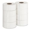 Jumbo Jr. Bath Tissue Roll, Septic Safe, 2-Ply, White, 1000 ft, 8 Rolls/Carton2