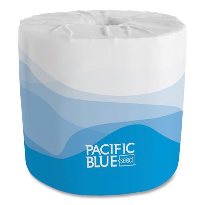 Pacific Blue Select Embossed Bathroom Tissue in Dispenser Box, Septic Safe, 2-Ply, White, 550 Sheets/Roll, 40 Rolls/Carton1