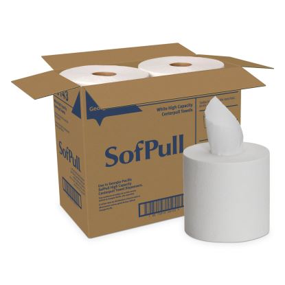 SofPull Perforated Paper Towel, 1-Ply, 7.8 x 15, White, 560/Roll, 4 Rolls/Carton1