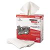 Medium Duty Scrim Reinforced Wipers, 4-Ply, 9.25 x 16.69, White, 166/Box, 5 Boxes/Carton2