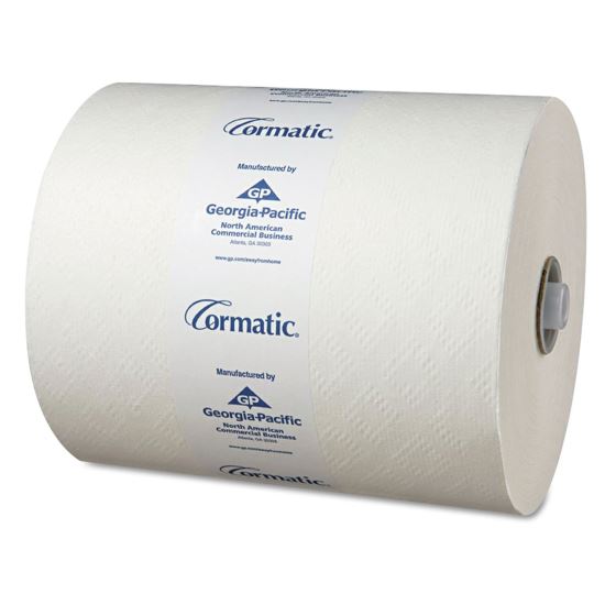 Hardwound Roll Towels, 8.25" x 700 ft, White, 6 Rolls/Carton1