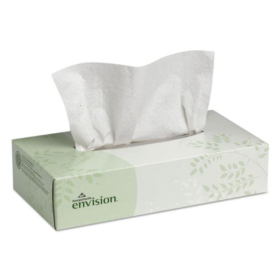 Facial Tissue, 2-Ply, White, 100 Sheets/Box, 30 Boxes/Carton1