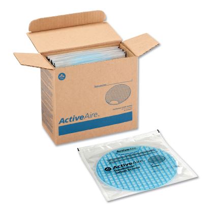 ActiveAire Deodorizer Urinal Screen, Coastal Breeze Scent, Blue, 12/Carton1