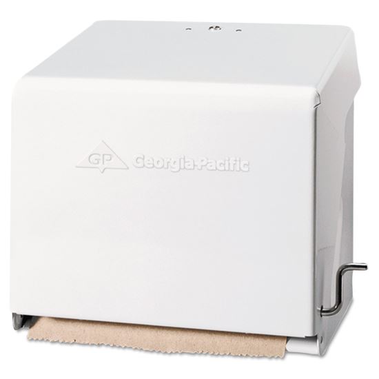 Mark II Crank Roll Towel Dispenser, 10.75 x 8.5 x 10.6, White1