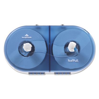 SofPull Twin High-Capacity Center-Pull Dispenser, 20.13 x 7 x 10.75, Splash Blue1