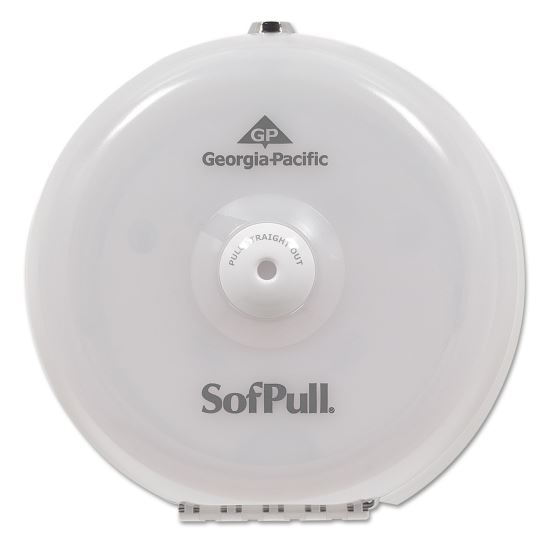 SofPull Mini Centerpull Single-Roll Bath Tissue Dispenser, 8.75 x 7 x 9, White1