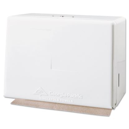 Space Saver Singlefold Towel Dispenser, Steel, 11.63 x 6.63 x 8.13, White1