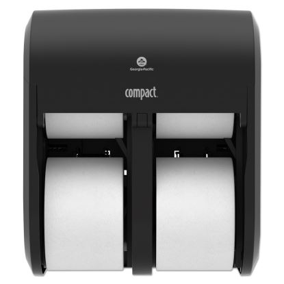 Compact Quad Vertical 4-Roll Coreless Dispenser, 11.75 x 6.9 x 13.25, Black1