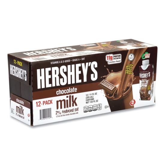 2% Reduced Fat Chocolate Milk, 11 oz, 12/Carton, Delivered in 1-4 Business Days1