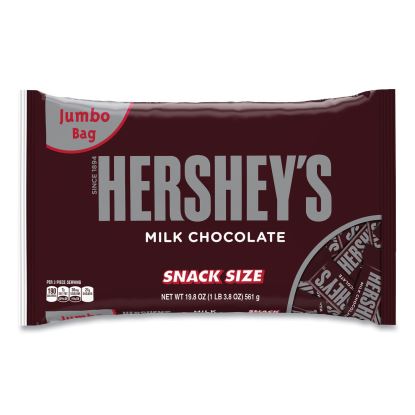 Snack Size Bars, Milk Chocolate, 19.8 oz Bag, Delivered in 1-4 Business Days1