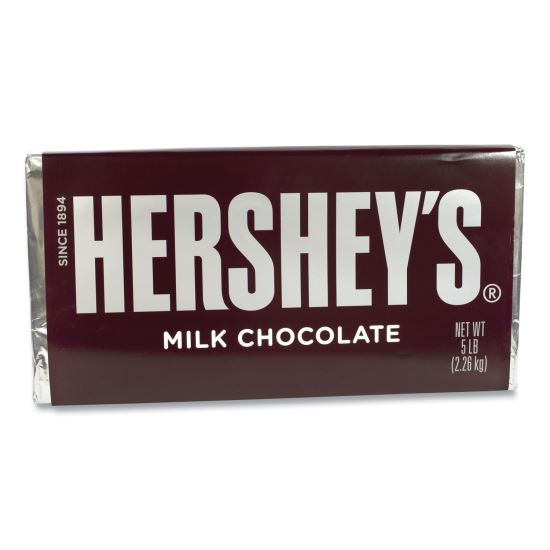 Milk Chocolate Bar, 5 lb Bar, Delivered in 1-4 Business Days1