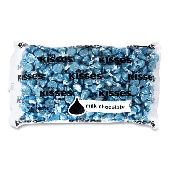 KISSES, Milk Chocolate, Blue Wrappers, 66.7 oz Bag, Delivered in 1-4 Business Days1