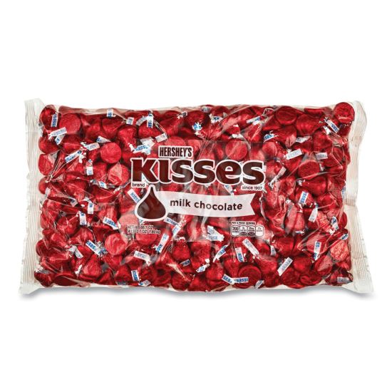 KISSES, Milk Chocolate, Red Wrappers, 66.7 oz Bag, Delivered in 1-4 Business Days1