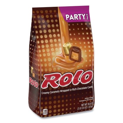 Party Pack Creamy Caramels Wrapped in Rich Chocolate Candy, 35.6 oz Bag, Delivered in 1-4 Business Days1