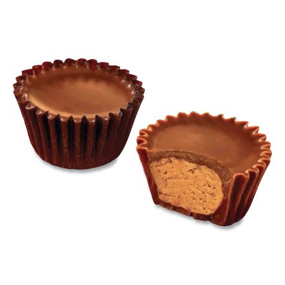 Peanut Butter Cups Miniatures Bulk Box, Milk Chocolate, 105 Pieces, 32.55 oz Box, Delivered in 1-4 Business Days1