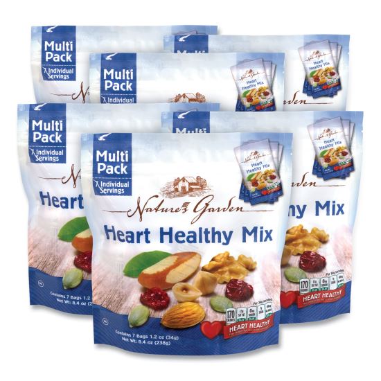 Healthy Heart Mix, 1.2 oz Pouch, 7 Pouches/Pack, 6 Packs/Box, Delivered in 1-4 Business Days1