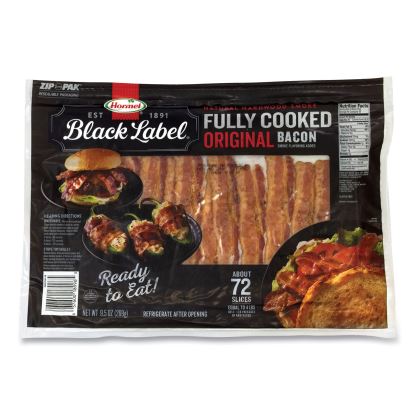 Fully Cooked Bacon, Original, 9.5 oz Package, Approximately 72 Slices/Pack, Delivered in 1-4 Business Days1