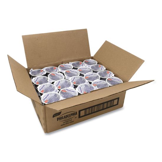 Philadelphia Cream Cheese, Original, 0.75 oz Cup, 50/Box, Delivered in 1-4 Business Days1