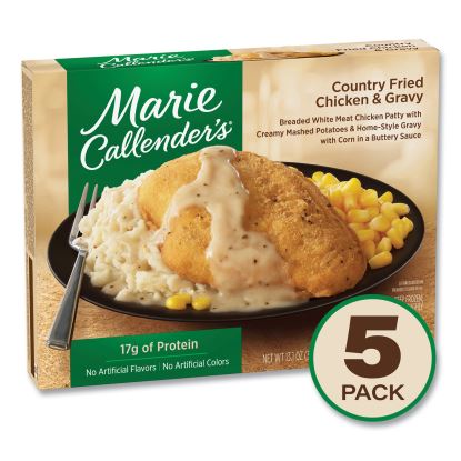 Country Fried Chicken and Gravy, 13.1 oz Bowl, 5/Pack, Delivered in 1-4 Business Days1