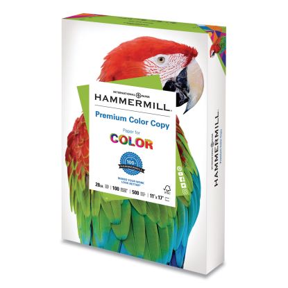 Premium Color Copy Print Paper, 100 Bright, 28 lb Bond Weight, 11 x 17, Photo White, 500/Ream1