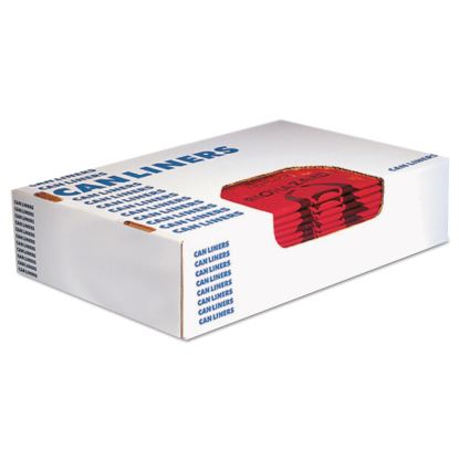 Healthcare Biohazard Printed Can Liners, 8-10 gal, 1.3 mil, 24" x 23", Red, 500/Carton1