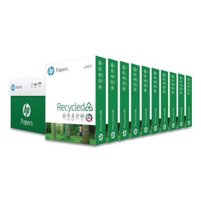 Recycled30 Paper, 92 Bright, 20 lb Bond Weight, 8.5 x 11, White, 500 Sheets/Ream, 10 Reams/Carton1