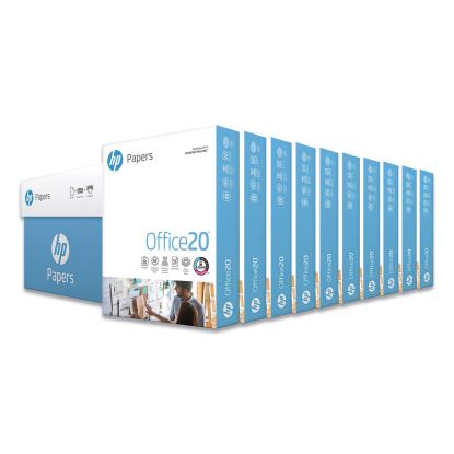 Office20 Paper, 92 Bright, 20 lb Bond Weight, 8.5 x 11, White, 500 Sheets/Ream, 10 Reams/Carton1