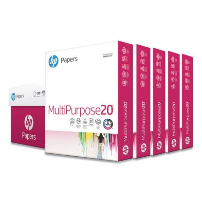MultiPurpose20 Paper, 96 Bright, 20 lb Bond Weight, 8.5 x 11, White, 500 Sheets/Ream, 5 Reams/Carton1