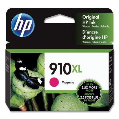 HP 910XL, (3YL63AN) High-Yield Magenta Original Ink Cartridge1