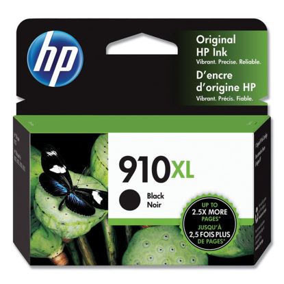 HP 910XL, (3YL65AN) High-Yield Black Original Ink Cartridge1