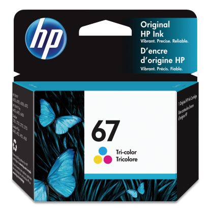 HP 67, (3YM55AN) Tri-Color Original Ink Cartridge1