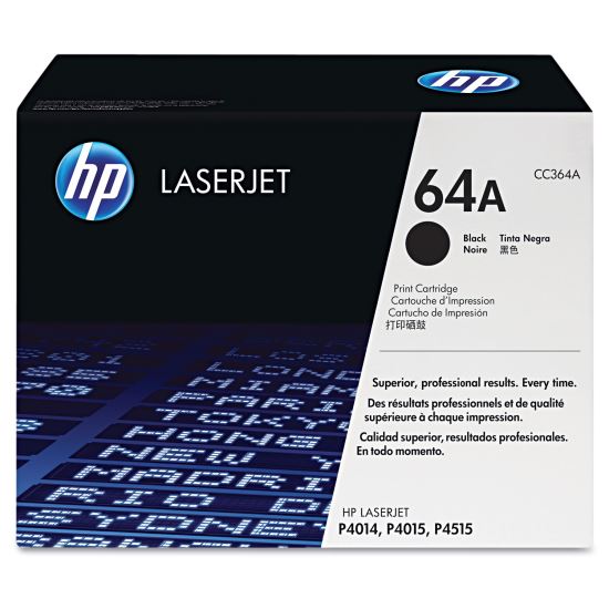 HP 64A, (CC364A) Black Original LaserJet Toner Cartridge1