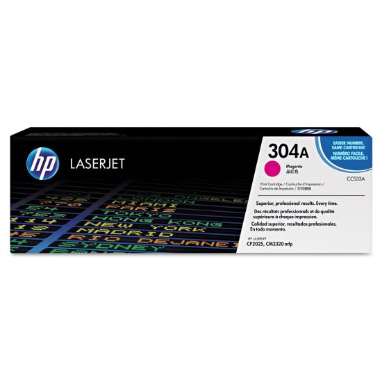 HP 304A, (CC533A) Magenta Original LaserJet Toner Cartridge1